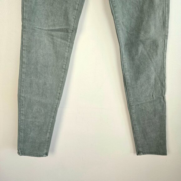 AE 4 Jegging Green Mid Rise Skinny Sateen 360 Super Stretch Jeans American Eagle - Picture 6 of 12